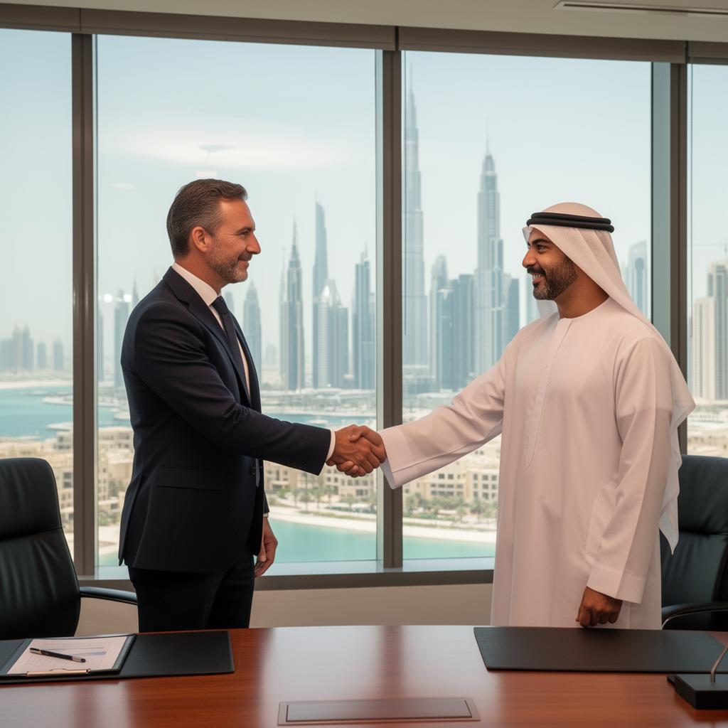 Meeting di business a Dubai